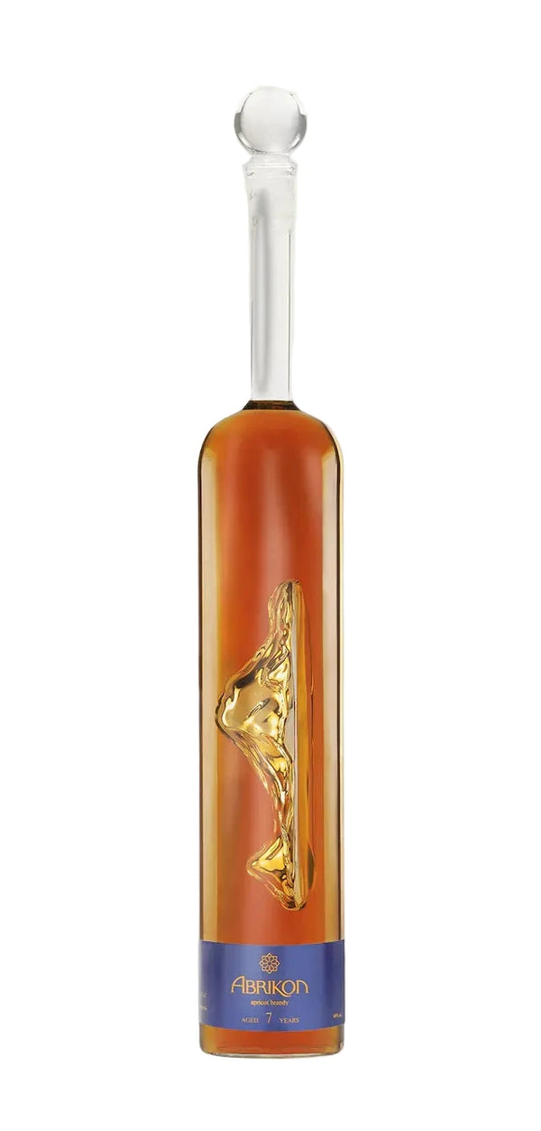 Bottle of Absolut Vodka with a white background
