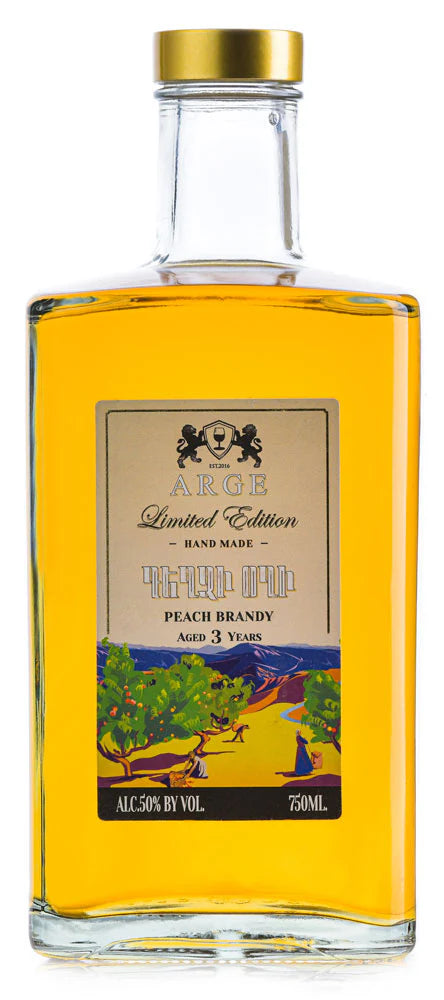 Arge Peach Brandy 3 Years Armenia 750ml