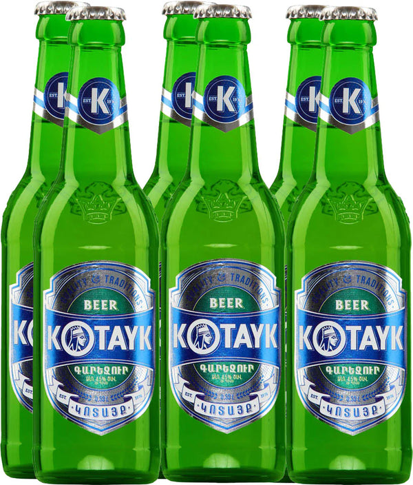 Kotayk Beer Armenia 12 fl oz 6pacck Bottles