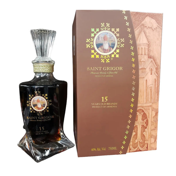 Saint Grigor Brandy Yerevan Armenia 15 Year 750ml
