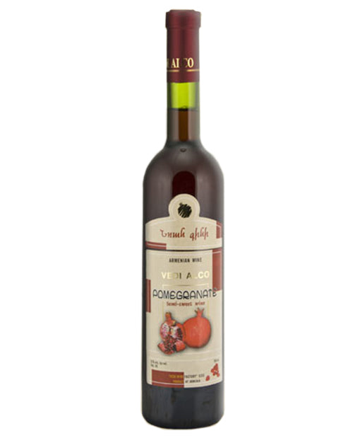 Vedi Pomegranate Red Semi-Sweet Wine Armenia 750ml