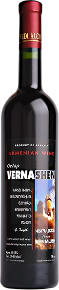 Vedi Vernashen Red Semi-Sweet Wine Armenia 750ml