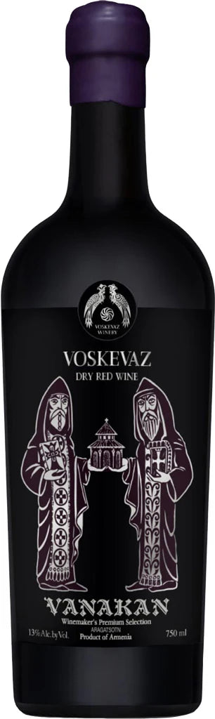 Voskevaz Vanakan Red Dry Wine in Gift Box Armenia 750ml