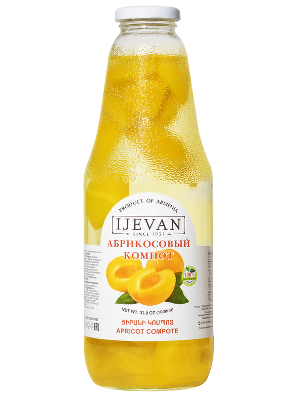 Ijevan Apricot Peeled Compote Armenia 1L
