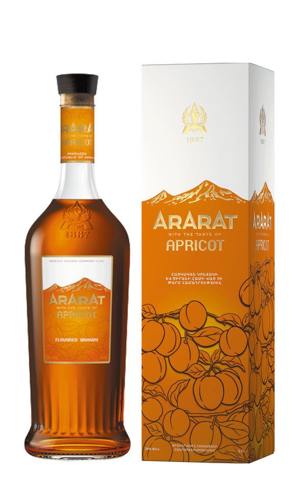 Ararat Apricot Flavored Brandy Gift Set 700ml