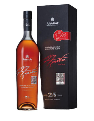 Ararat Charles Aznavour Signature Blend Aged 25 Years Armenia 750ml packshot
