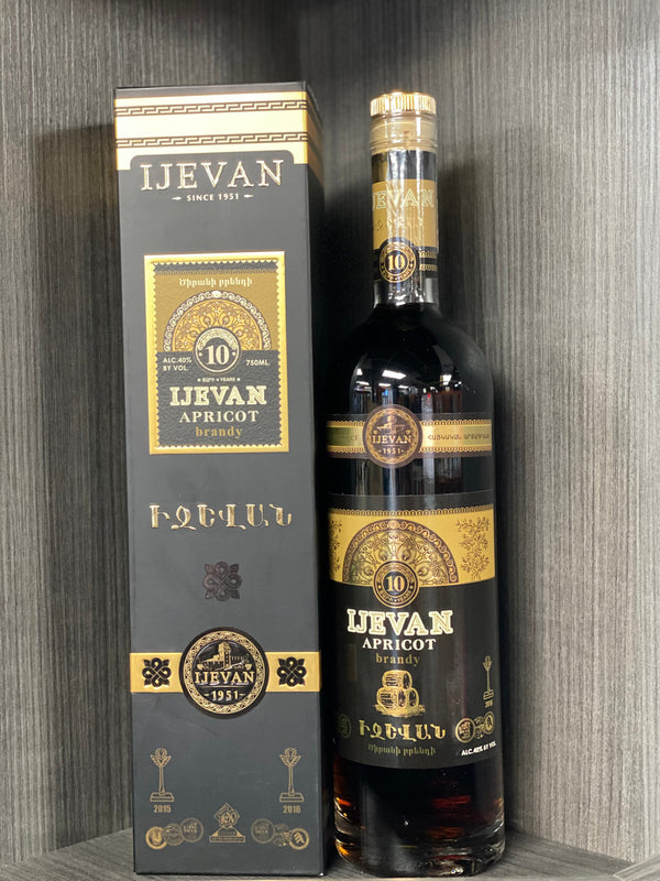 Ijevan Apricot 10 Years Brandy 750ml 40%ALC