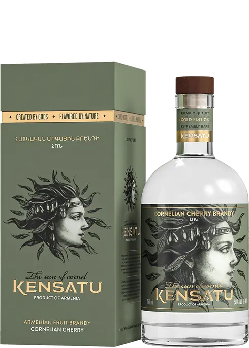 Kensatu Cornelian Cherry Fruit Brandy Armenia 750ml