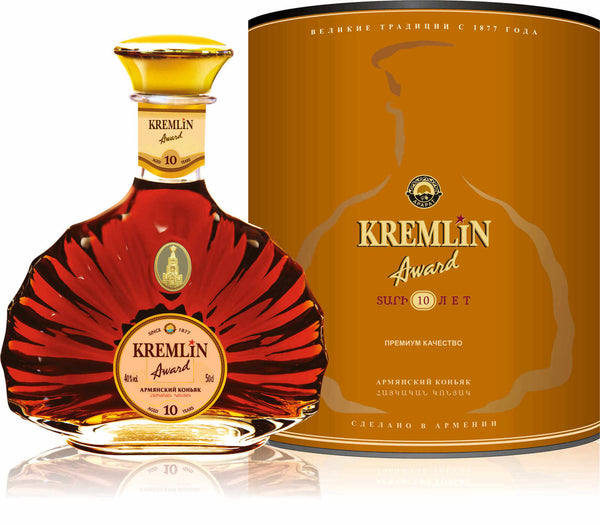 Kremlin Award Brandy Yerevan Armenia 10 Year 750ml