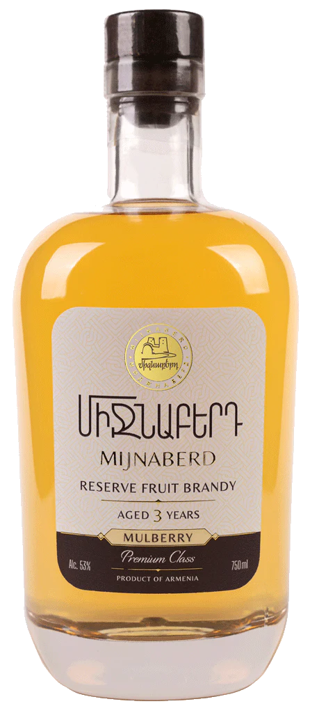 Mijnaberd Mulberry Reserve Brandy 3 Years Armenia 750ml