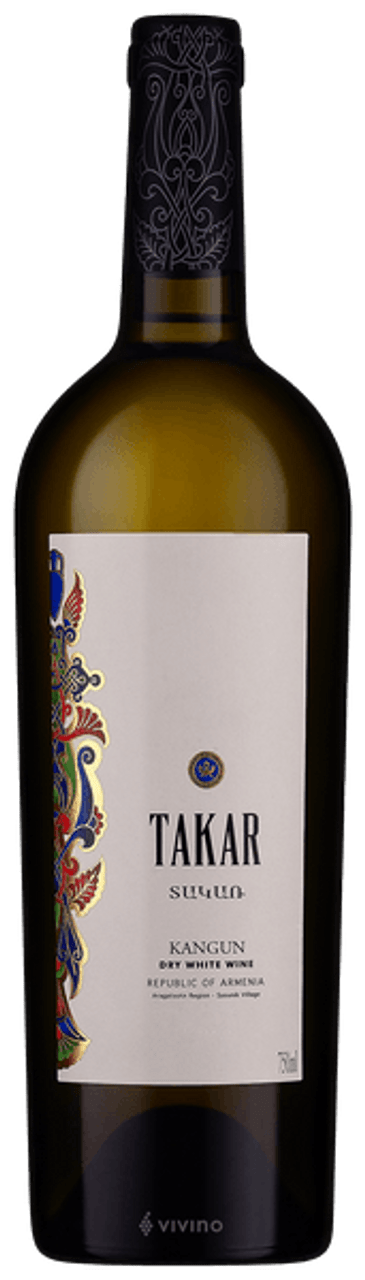 Takar White Dry Wine Armenia 750ml