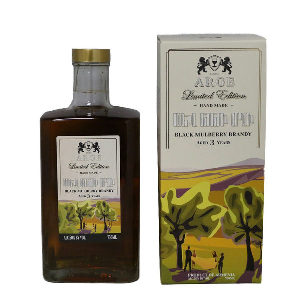 Arge Black Mulberry Brandy 3 Years Armenia 750ml