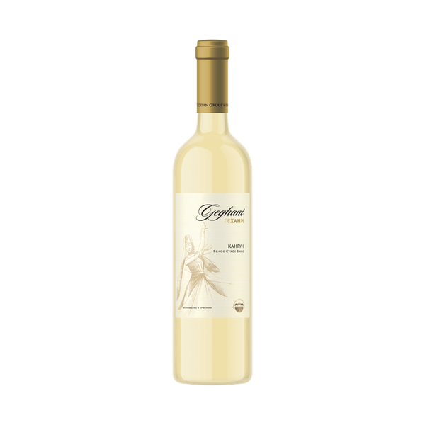 Geghani Semi Dry White Wine — white packshot size-standard